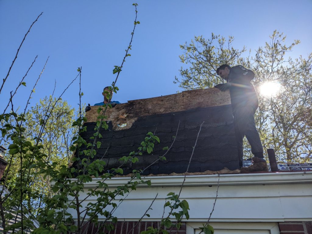 Damaged Wood Roof Replacement Madison Heights Michigan scaled