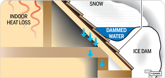 Michigan Roofing Ice Dam