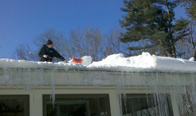 Roof Ice Dam Removal